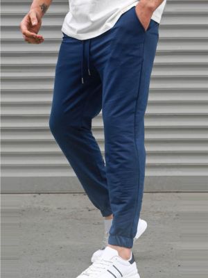 Sportovní kalhoty Madmext modré
