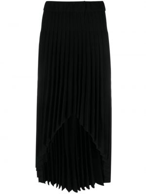 Plisované asymetrické sukně Mrz černé