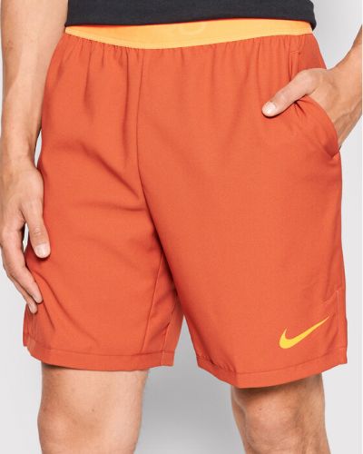 Shorts de sport Nike orange
