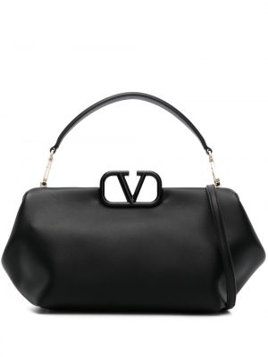 Кожени чанта тип „портмоне“ Valentino Garavani черно