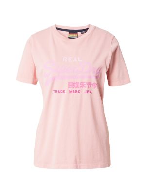 Тениска Superdry розово