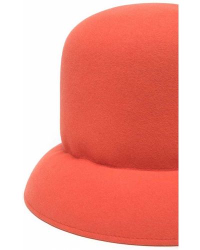 Sombrero de fieltro Nina Ricci naranja
