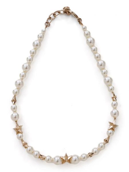 Ogrlica sa perlicama s uzorkom zvijezda Chanel Pre-owned
