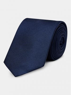 Cravate en soie Calvin Klein bleu