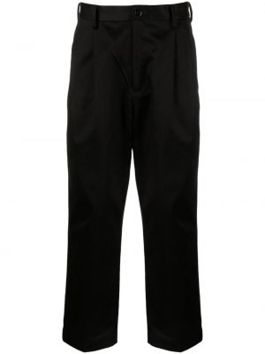 Pantaloni chino plisate Wacko Maria negru