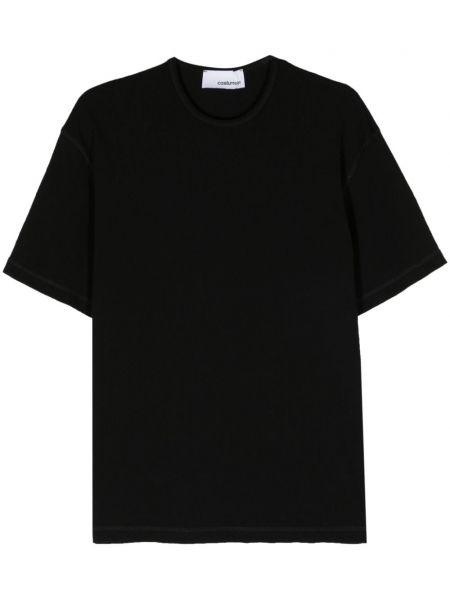 Βαμβακερή μπλούζα Costumein μαύρο