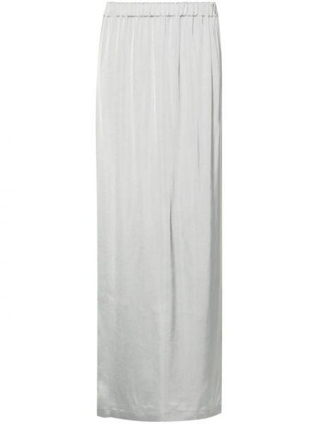 Saténové dlouhá sukně Fabiana Filippi šedé