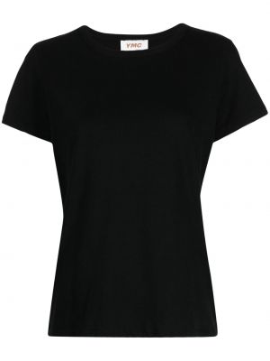 Tričko s kulatým výstřihem Ymc černé