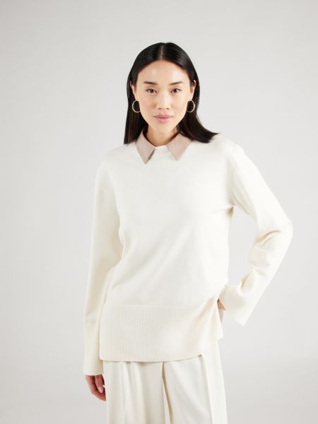 Памучен пуловер Mbym бяло
