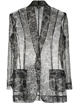 Transparenter blazer mit print Atu Body Couture