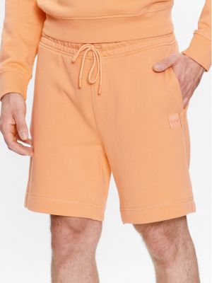 Pantaloni sport Boss portocaliu