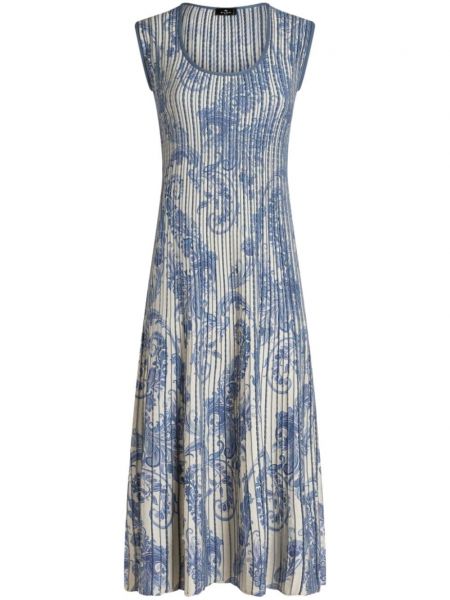Ravna haljina s printom s paisley uzorkom Etro