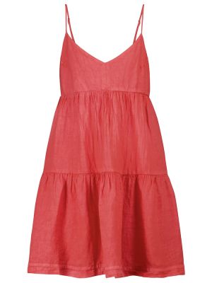 Zamatové nylonové šaty Velvet červená