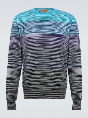 Sweatshirt mit rundhalsausschnitt aus baumwoll Missoni