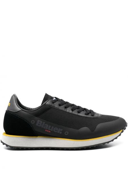 Strikket sneakers Blauer svart