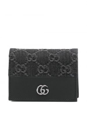 Δερμάτινος πορτοφόλι Gucci μαύρο