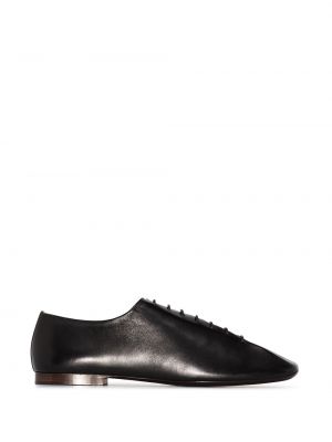 Nėriniuotos oksfordo batai su raišteliais Lemaire juoda