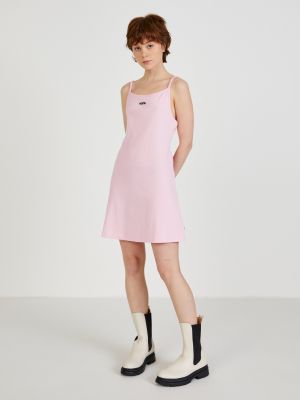 Mini šaty Vans ružová