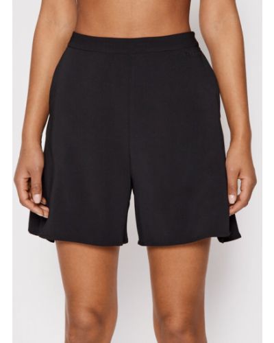 Shorts en crêpe Calvin Klein noir