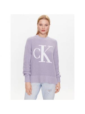 Pulover Calvin Klein Jeans violet