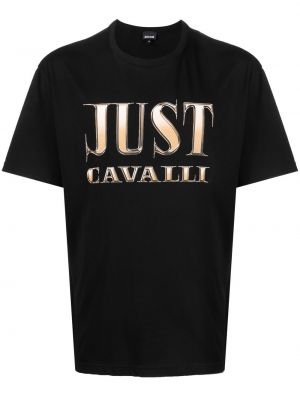 Mustriline t-särk Just Cavalli must