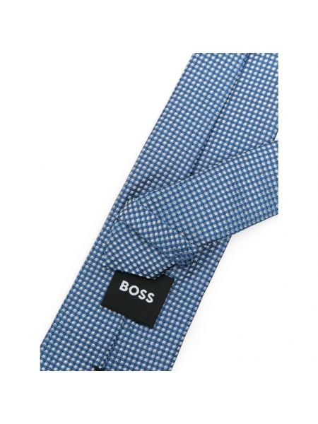 Corbata de seda Hugo Boss azul