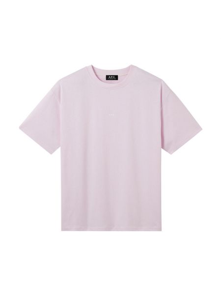 T-shirt A.p.c., różowy