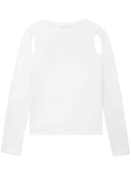 Пуловер Helmut Lang бяло