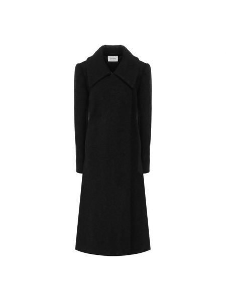 Шерстяное пальто Lemaire, черное