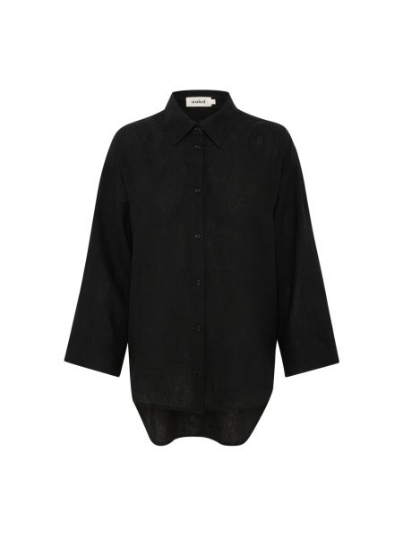 Bluse mit kurzen ärmeln Soaked In Luxury schwarz