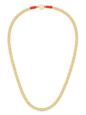 Perlen cord brosche Roxanne Assoulin gold