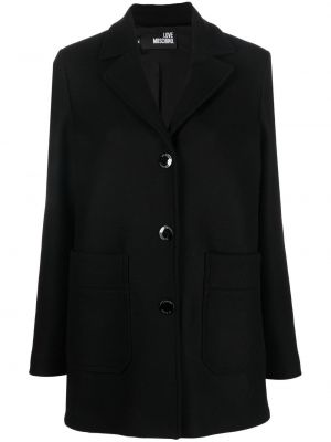 Kabát Love Moschino - Černá
