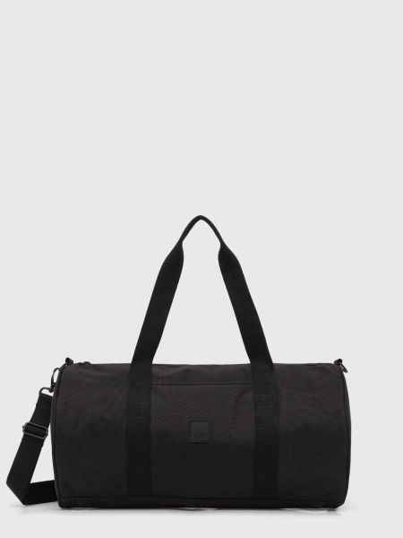 Csíkos táska Lefrik fekete