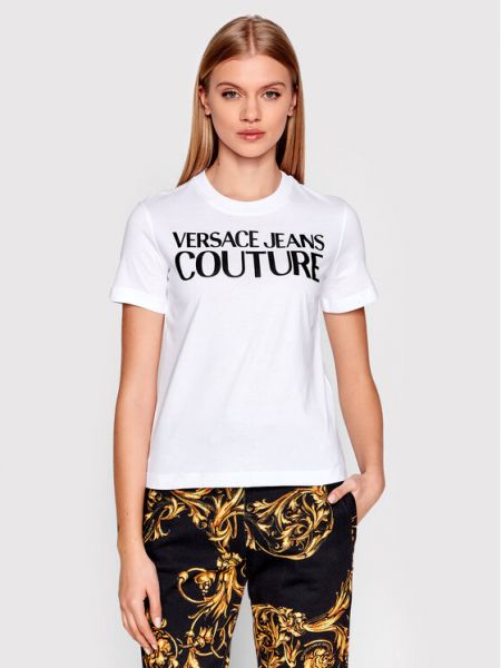 T-shirt Versace Jeans Couture, biały