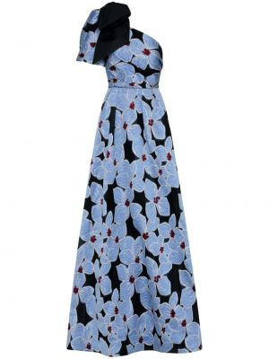 Večerna obleka s cvetličnim vzorcem Rebecca Vallance