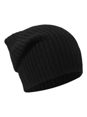 Кашемировая шерстяная шапка Tegin черная