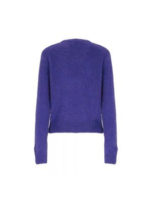 Suéter de cuello redondo Mc2 Saint Barth violeta