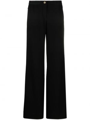 Pantaloni cu croială lejeră Versace Jeans Couture negru