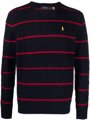 Prugasti džemper Polo Ralph Lauren plava