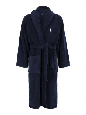 Длинный халат Polo Ralph Lauren синий