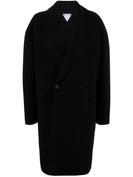 Παλτό κασμίρ Bottega Veneta μαύρο