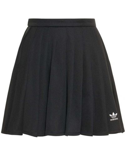 Plisovaná sukňa Adidas Originals čierna