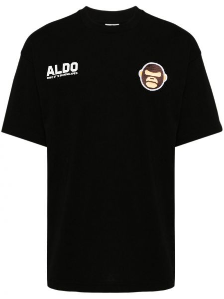 Bavlněné tričko Aape By *a Bathing Ape® černé