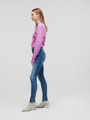 Skinny džíny s vysokým pasem Karl Lagerfeld
