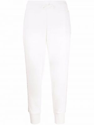 Спортни панталони бродирани Polo Ralph Lauren бяло