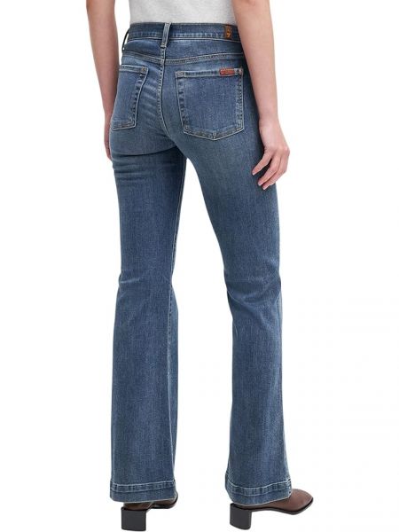 Пуховые джинсы с карманами 7 For All Mankind