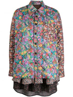 Pernata jakna s cvjetnim printom s printom Jnby