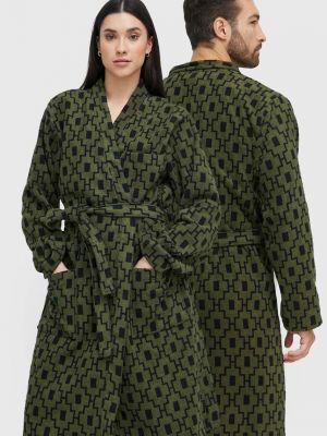 Памучен халат Oas зелено