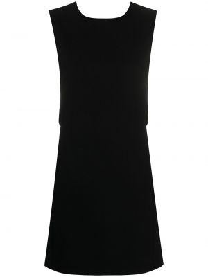 Mini vestido con lazo Saint Laurent negro