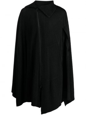 Plisovaný kabát Homme Plissé Issey Miyake čierna